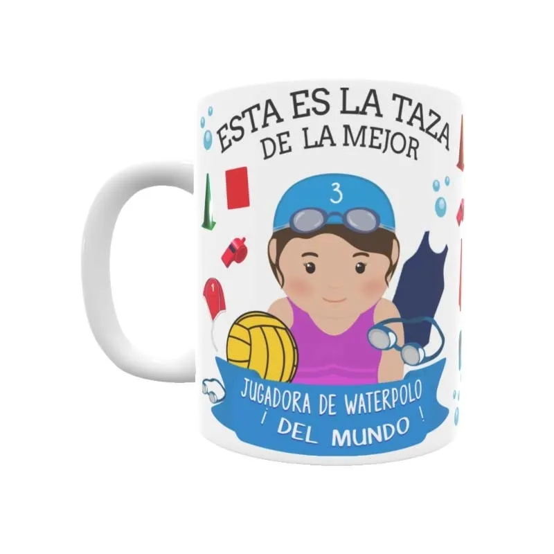 Taza Jugadora de Waterpolo