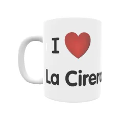 Taza - I ❤ La Cirera Regalo original y funcional. Taza personalizada de tu localidad.