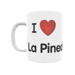 Taza - I ❤ La Pineda Regalo original y funcional. Taza personalizada de tu localidad.