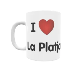 Taza - I ❤ La Platja de Calafell Regalo original y funcional. Taza personalizada de tu localidad.