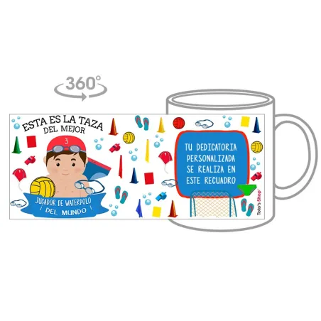 Taza Jugador de Waterpolo