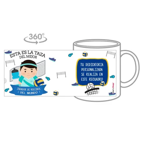 Taza Jugador de Voleibol