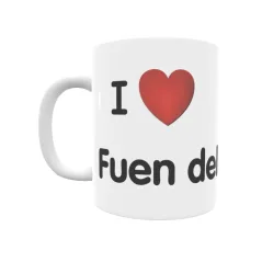 Taza - I ❤ Fuen del Cepo Regalo original y funcional. Taza personalizada de tu localidad.