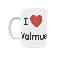 Taza - I ❤ Valmuel Regalo original y funcional. Taza personalizada de tu localidad.