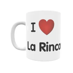 Taza - I ❤ La Rinconada Regalo original y funcional. Taza personalizada de tu localidad.