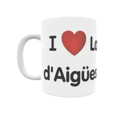 Taza - I ❤ La Barraca d'Aigües Vives Regalo original y funcional. Taza personalizada de tu localidad.