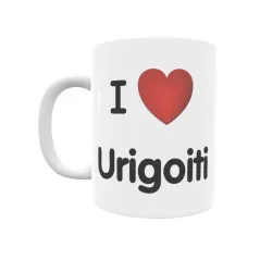 Taza - I ❤ Urigoiti Regalo original y funcional. Taza personalizada de tu localidad.