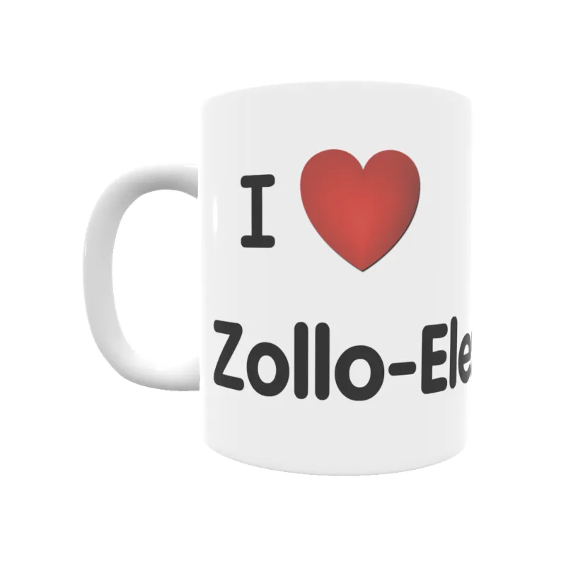 Taza - I ❤ Zollo-Elexalde