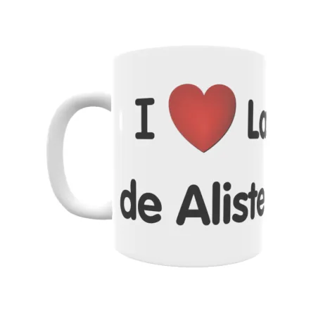 Taza - I ❤ Las Torres de Aliste Regalo original y funcional. Taza personalizada de tu localidad.