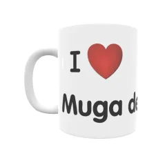 Taza - I ❤ Muga de Alba Regalo original y funcional. Taza personalizada de tu localidad.