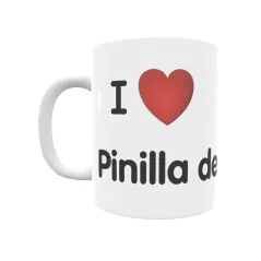 Taza - I ❤ Pinilla de Fermoselle Regalo original y funcional. Taza personalizada de tu localidad.