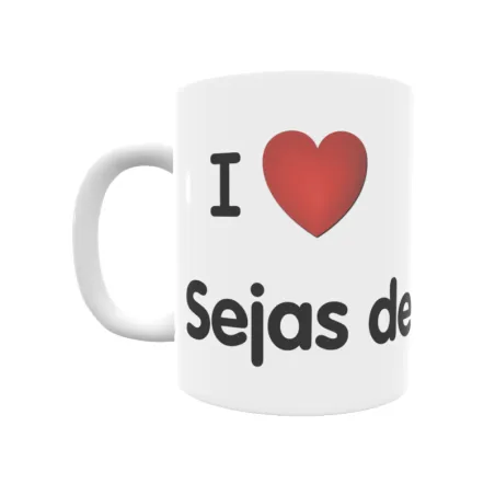 Taza - I ❤ Sejas de Sanabria Regalo original y funcional. Taza personalizada de tu localidad.