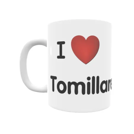 Taza - I ❤ Tomillares Regalo original y funcional. Taza personalizada de tu localidad.