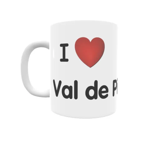 Taza - I ❤ Val de Pinar Regalo original y funcional. Taza personalizada de tu localidad.