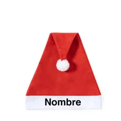 Gorro Papá Noel INFANTIL personalizado con nombre