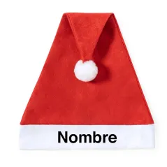 Gorro Papá Noel INFANTIL personalizado con nombre