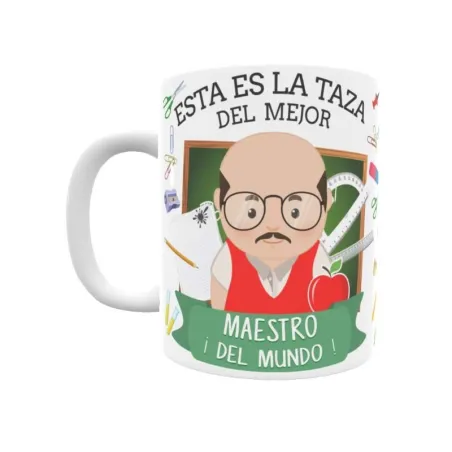 Taza personalizada con tu dedicatoria para EL mejor MAESTRO