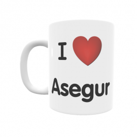 Taza - I ❤ Asegur