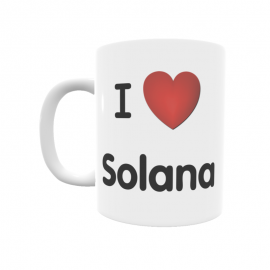 Taza - I ❤ Solana