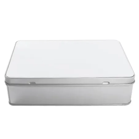 Caja metálica rectangular. Personalizada con tus fotos, diseños o textos.