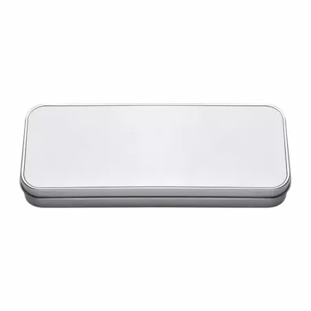 Caja metálica rectangular, estuche, plumier. Personalizada con tus fotos, diseños o textos.