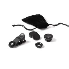 Set de 3 lentes universales para smartphone.