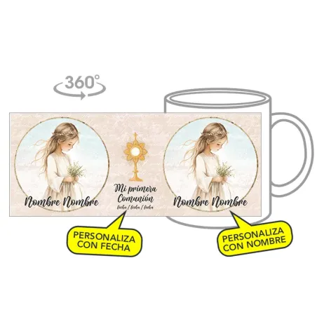 Taza Comunión - Niña 10