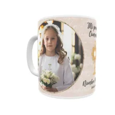 Taza de comunión personalizada con foto y además personaliza con nombre y fecha. Envío rápido.