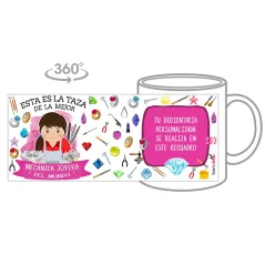 Taza Mecánico Joyero (Ella)