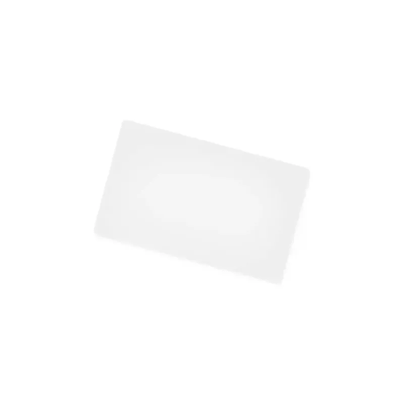 Tarjeta visita - Metálica - Blanca