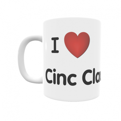 Taza - I ❤ Cinc Claus