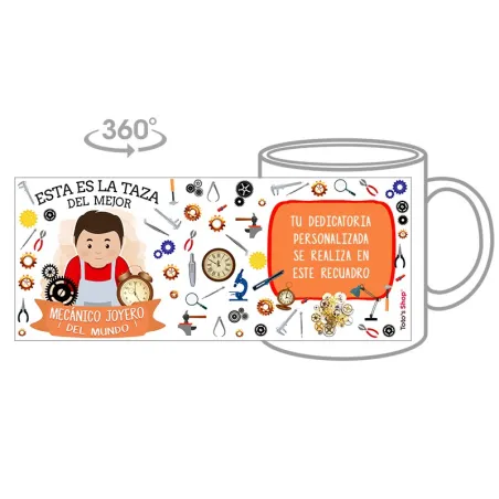 Taza Mecánico Relojero (Él)