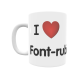 Taza - I ❤ Font-rubí