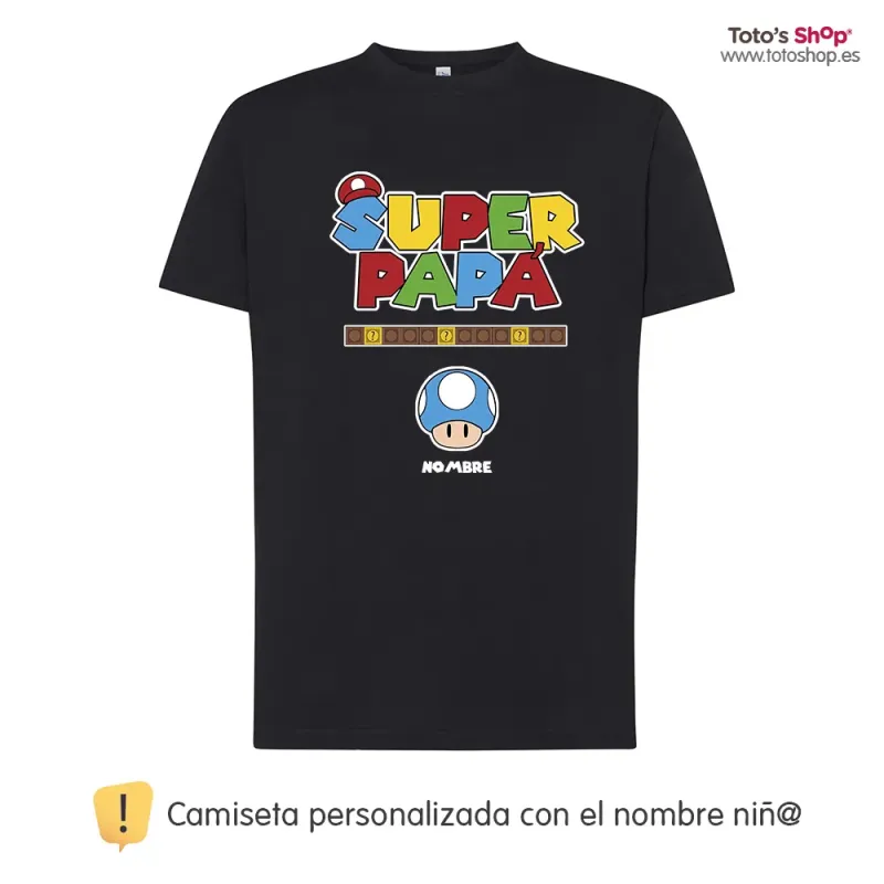 Camiseta - Super Papá - 1 Hij@