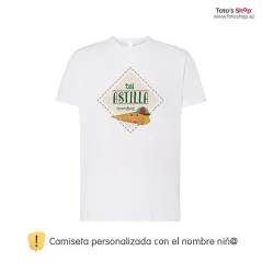 Camiseta personalizada día del padre. "de tal palo, tal astilla". Versión niño ¡Personaliza con nombre!