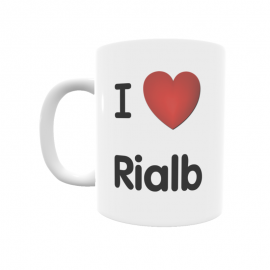 Taza - I ❤ Rialb