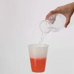 Vaso con Cambio de Color 500 ml  con bebidas frías  🎉