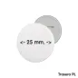 Chapas personalizadas de 44 mm. Fotos y diseño a todo color en HD. Perfectas para eventos, equipos y asociaciones.
