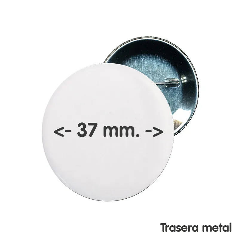 Chapa de 37 mm. Chapa de 37 mm.