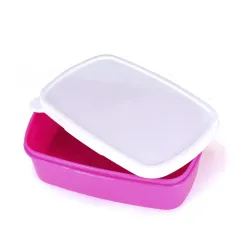 Fiambrera - Porta alimentos infantil personalizado con foto o diseños, plástico libre de BPA y apto para uso alimentario.