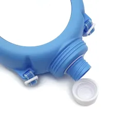 Cantimplora infantil personalizada con foto o diseños, plástico libre de BPA y apto para uso alimentario.