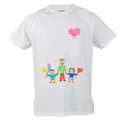 Camiseta técnica adulto unisex personalizada con tu foto o diseño! Regalo original y único. Descuento cantidad.
