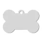Chapa / Placa perro - 2 Caras (L) - Hueso Chapa / Placa perro - 2 Caras (L) - Hueso