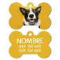 Chapa / Placa perro - 2 Caras (XL) - Hueso Chapa / Placa perro - 2 Caras (XL) - Hueso