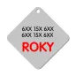 Chapa / Placa perro - 2 Caras - Rombo Chapa / Placa perro - 2 Caras - Rombo
