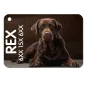 Chapa / Placa perro - 2 Caras - Rectangular