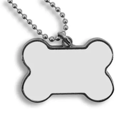 Chapas personalizadas para mascotas con cadena| Con nombre, teléfono y foto