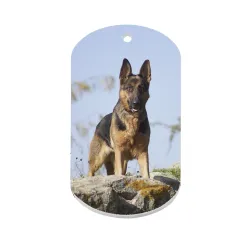 Placa PVC identificativa perro - 2 Caras