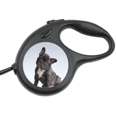Correa extensible personalizada con fotos para perros, con impresión a color por ambas caras