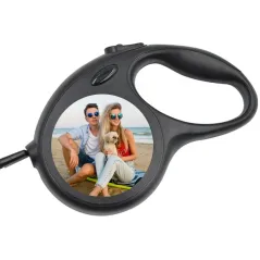 Correa extensible personalizada con fotos para perros, con impresión a color por ambas caras